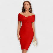 Ofélia - Vestido Elegante com Decote em V