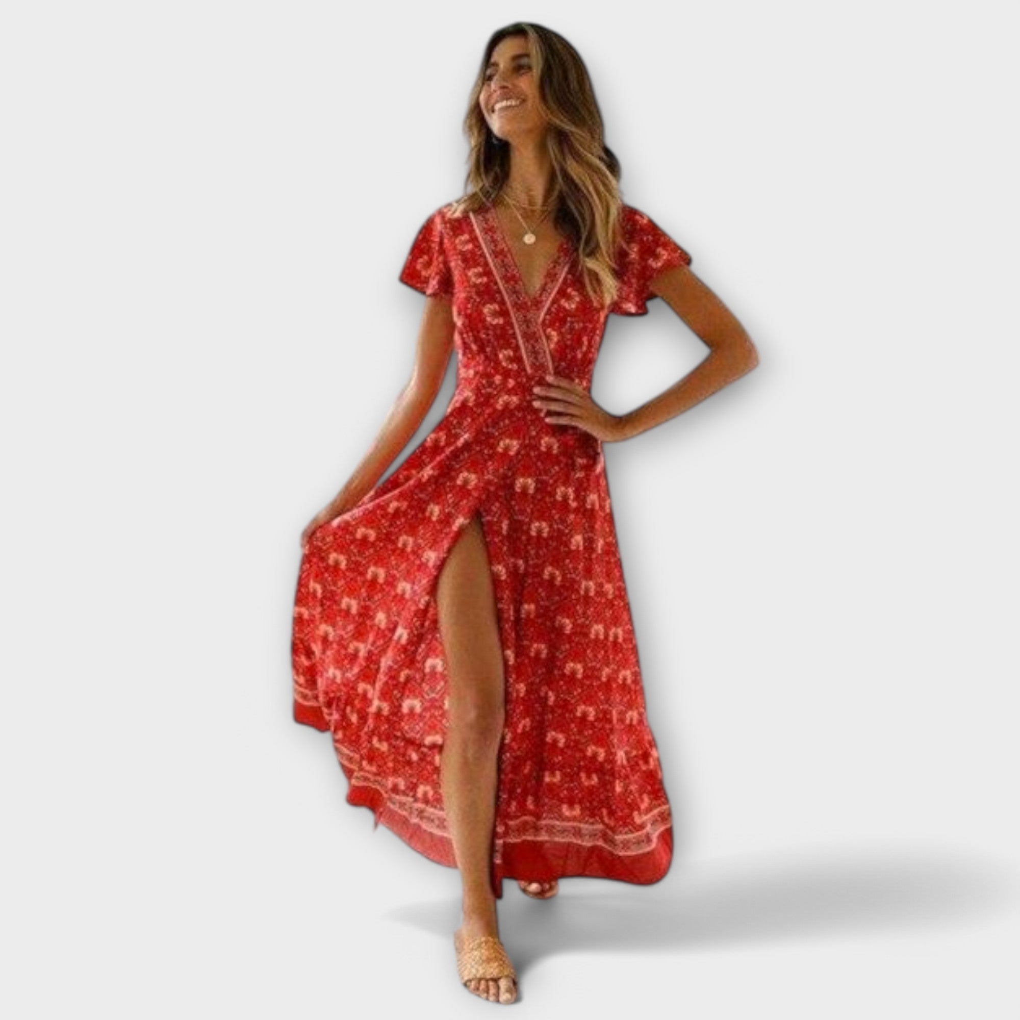 Filipa - Vestido Boho midi