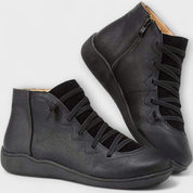 Isabela | Botas Elegantes em Caramelo e Vermelho, do 34 ao 43