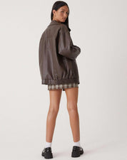 Carolina | Casaco Bomber de Polipele Mulher Oversize