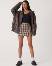 Carolina | Casaco Bomber de Polipele Mulher Oversize