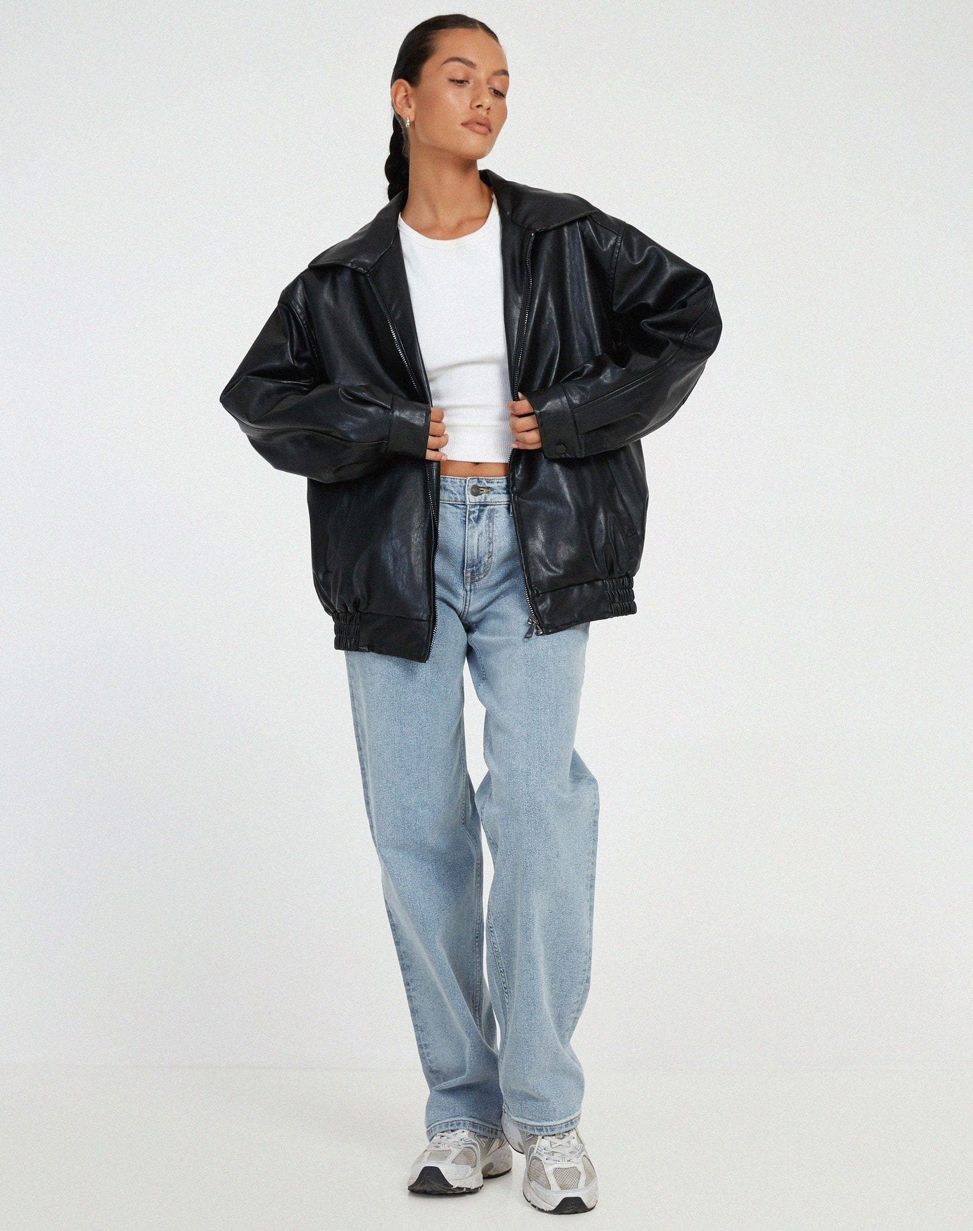 Carolina | Casaco Bomber de Polipele Mulher Oversize