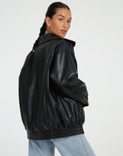 Carolina | Casaco Bomber de Polipele Mulher Oversize