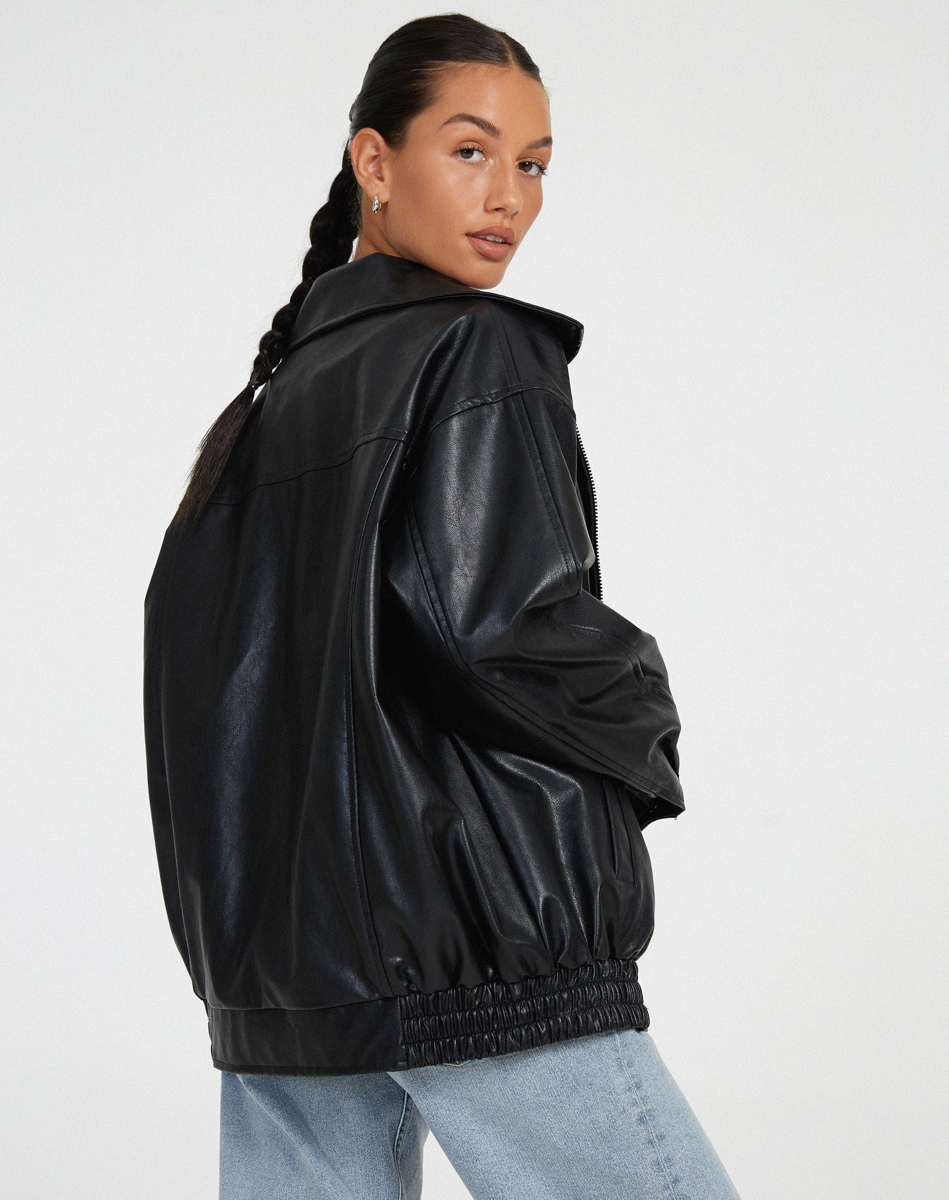 Carolina | Casaco Bomber de Polipele Mulher Oversize
