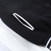 Carolina | Varsity Jacket Mulher Bomber Oversize com Bordado