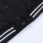 Carolina | Varsity Jacket Mulher Bomber Oversize com Bordado