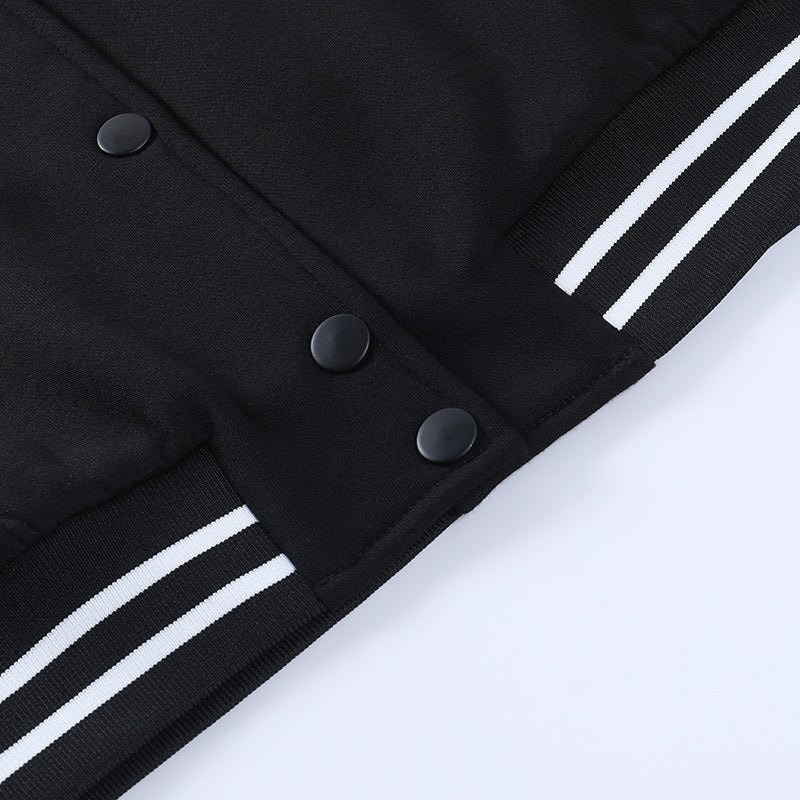 Carolina | Varsity Jacket Mulher Bomber Oversize com Bordado