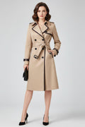 Catarina | Trench Coat Mulher Dupla Botoneira com Cinto