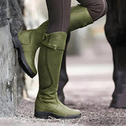 Cláudia | Botas de Pele Mulher Cano Alto Impermeáveis