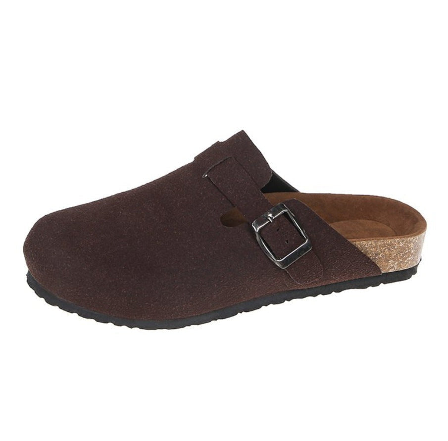 Maria | Clogs Mulher Camurça Sola Anatómica Correia Ajustável