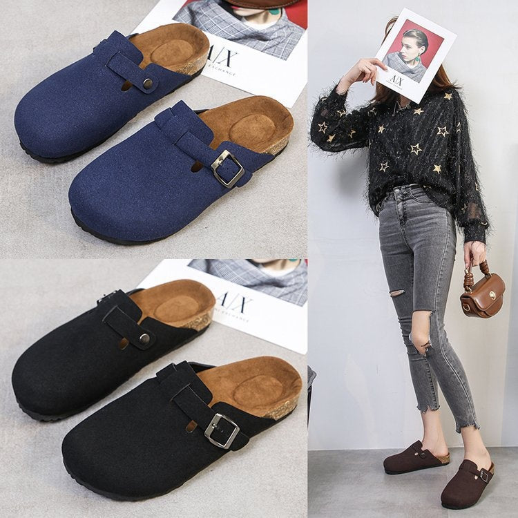 Maria | Clogs Mulher Camurça Sola Anatómica Correia Ajustável