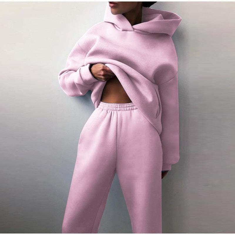 Constança | Conjunto Sweatshirt Mulher com Capuz e Calças de Jogging
