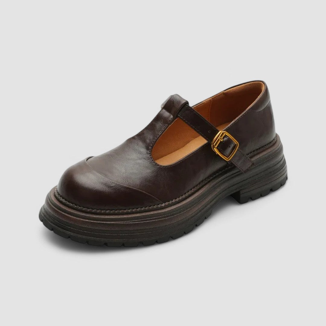 Constança | Sapatos Mary Jane Mulher Sola Plataforma Fivela