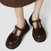 Constança | Sapatos Mary Jane Mulher Sola Plataforma Fivela
