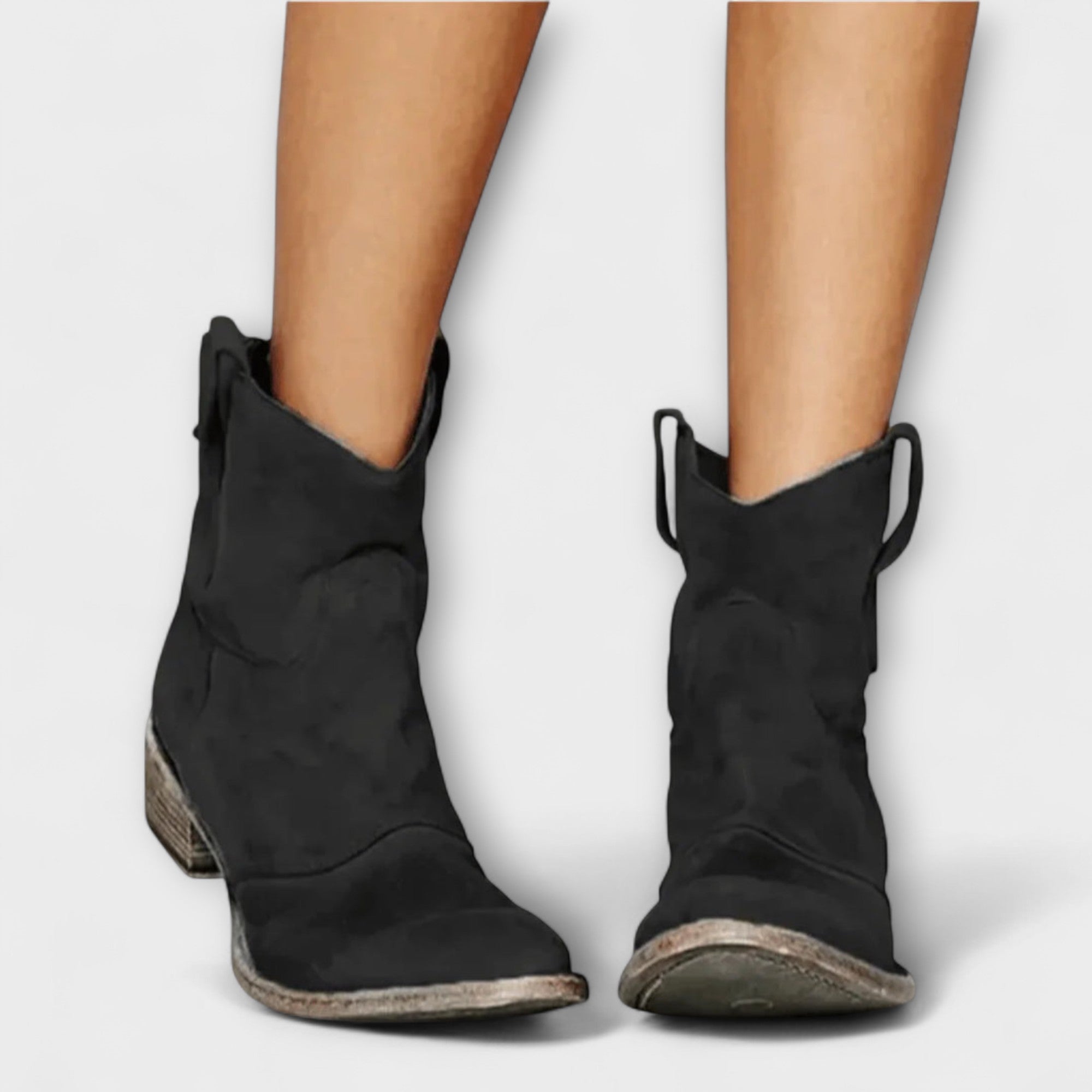 Marlene | Botas de Camurça em Azul e Castanho, do 34 ao 44