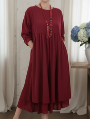Melvaria | Vestido Midi Relaxado