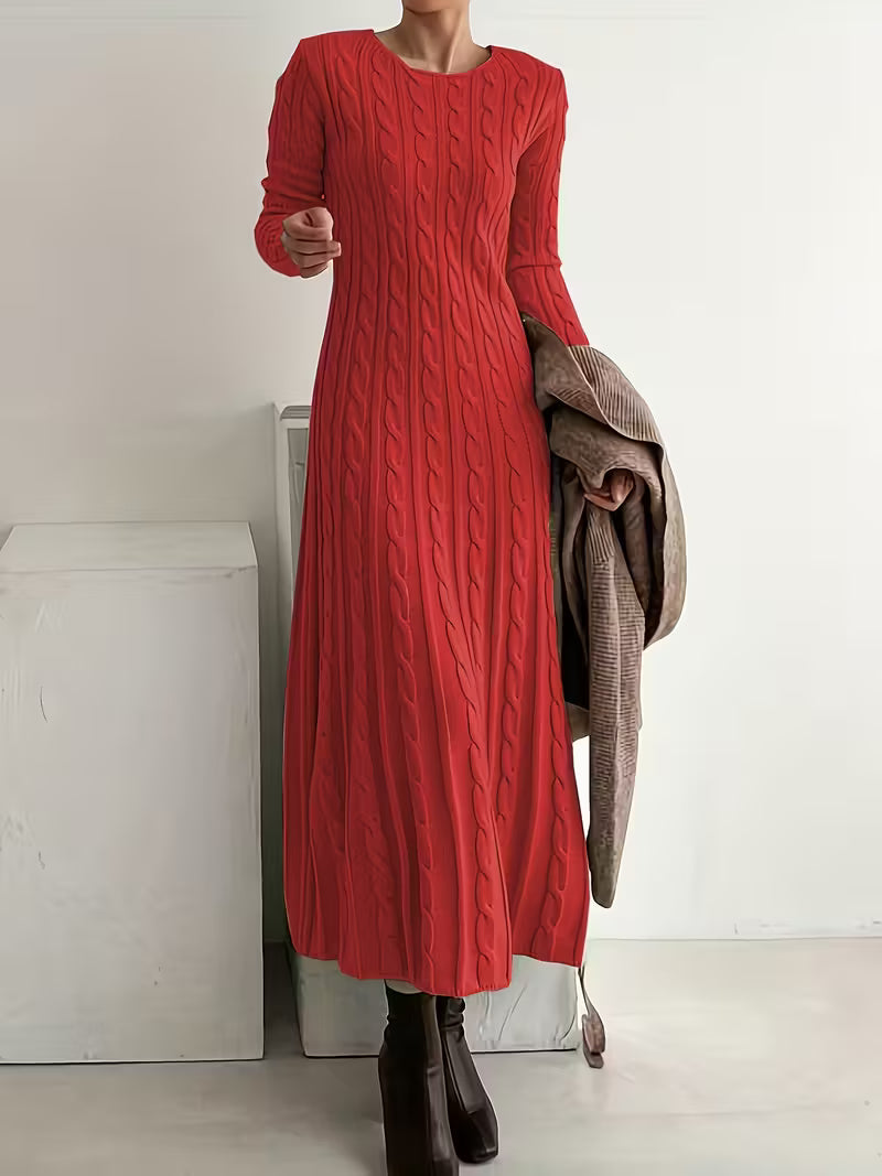 Jemima - Elegante Vestido Longo de Malha