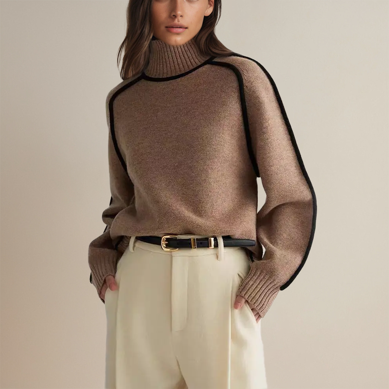Arabélle - Camisola de Gola Alta para Mulher