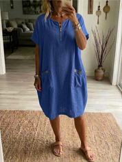 Tessa – Vestido com fecho éclair para Mulher