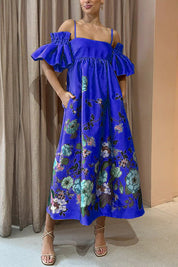 Arielle | Vestido elegante com mangas exclusivas e bolsos práticos