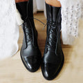 Diana | Botas Militares de Couro Mulher com Atacadores
