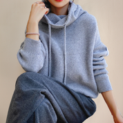 Le Cloe - Suéter de lã merino com gola alta para Mulher