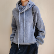 Le Cloe - Suéter de lã merino com gola alta para Mulher
