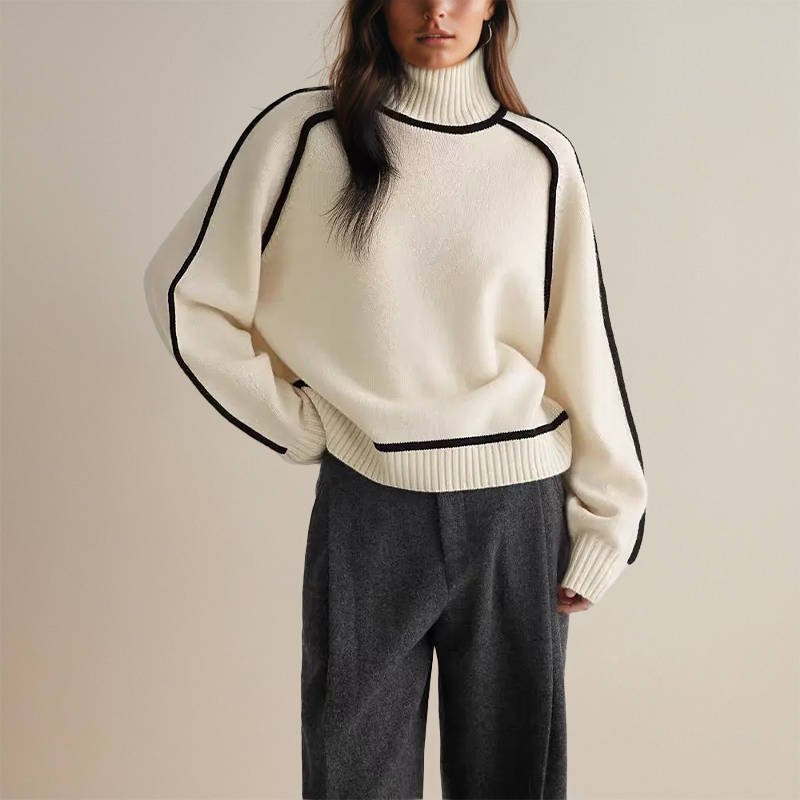 Arabélle - Camisola de Gola Alta para Mulher