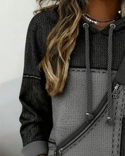 Rosita | Hoodie com Blocos de Cor