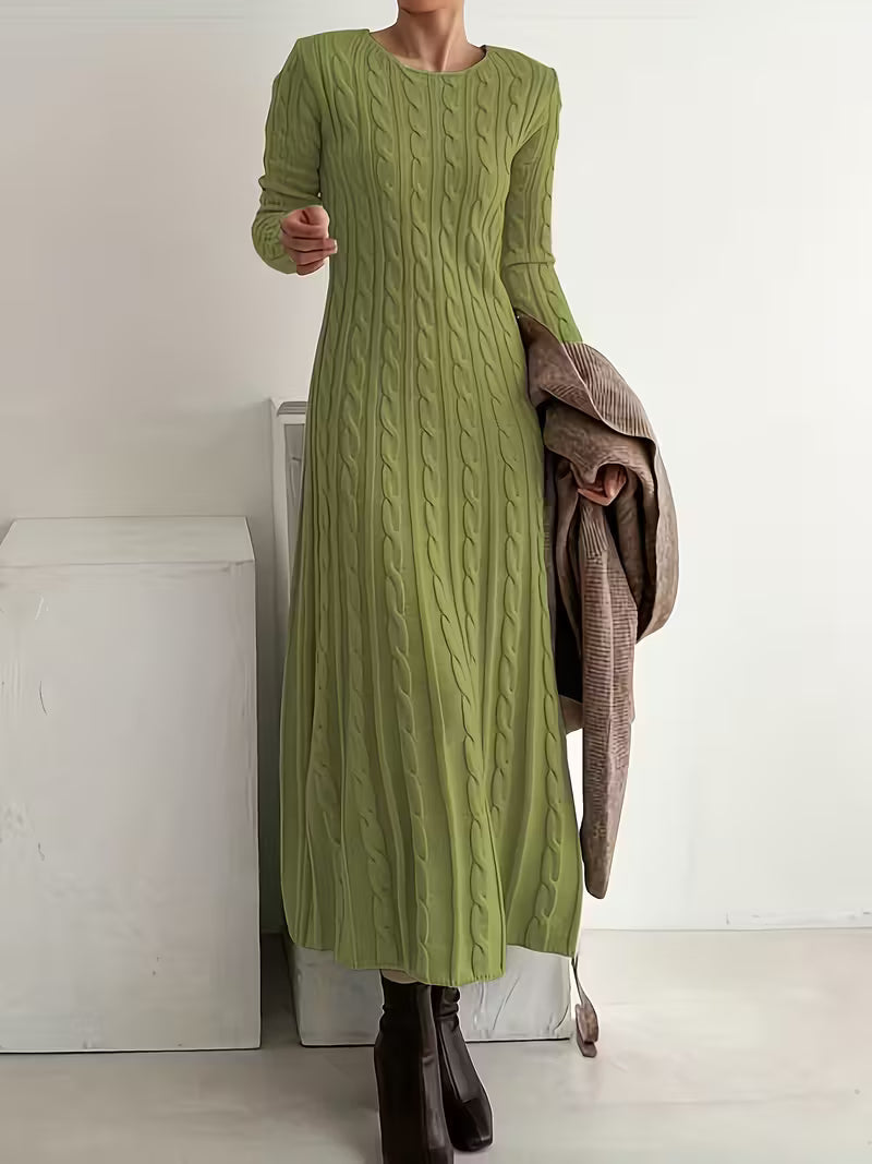 Jemima - Elegante Vestido Longo de Malha