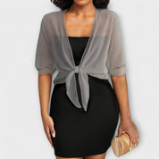 Olivia - Blusa com a frente aberta
