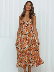 Chiara | Vestido midi colorido