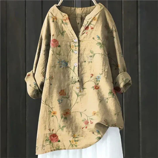 Elidi™ - Camisa arejada e confortável com botões
