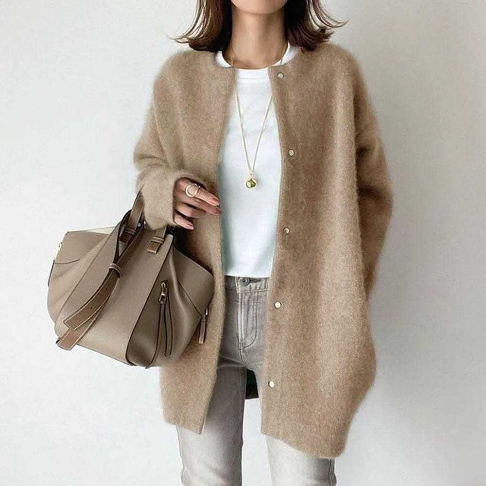 Julia｜Cardigan de Mulher Refinado