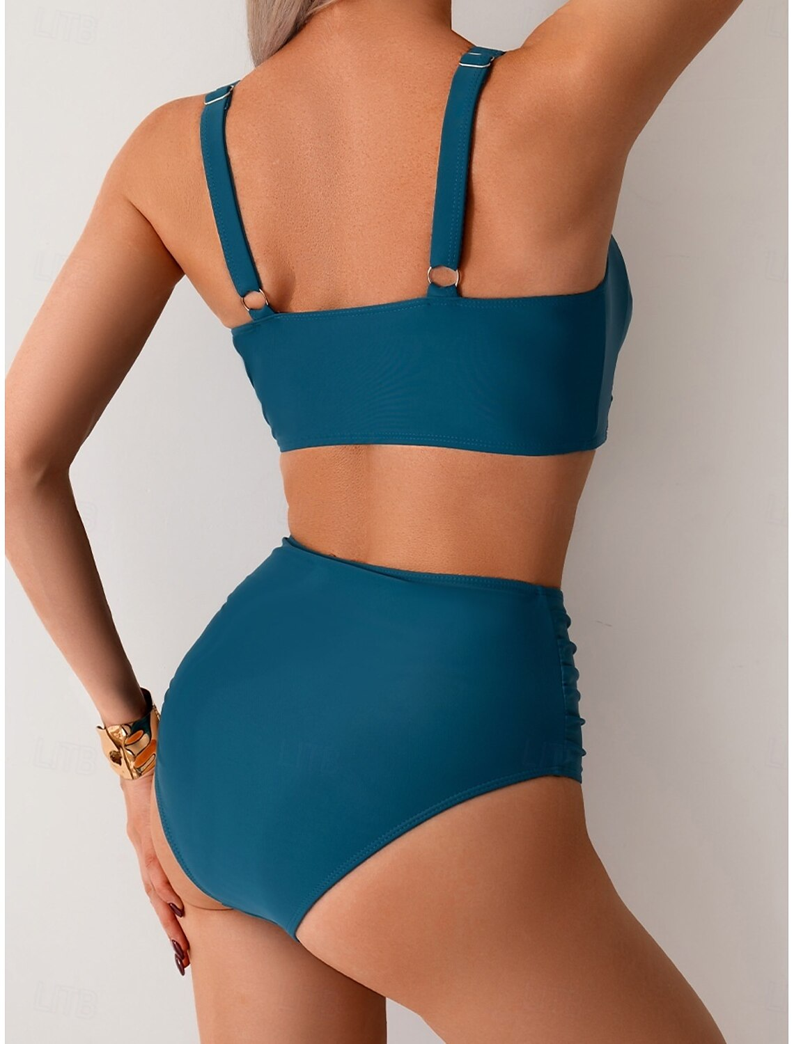 Fátima - Biquíni em tecido com pregas