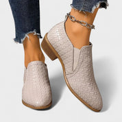 Catarina | Botas Casuais Elegantes em Preto e Bege, do 35 ao 43
