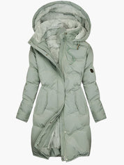 Inês | Parka Acolchoada Impermeável Mulher com Capuz Forrado