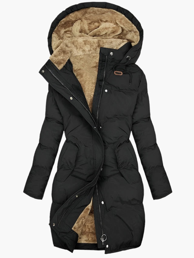 Inês | Parka Acolchoada Impermeável Mulher com Capuz Forrado