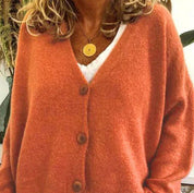 Irina | Cardigan de Malha Mulher Decote V Botões