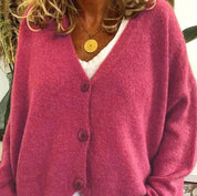 Irina | Cardigan de Malha Mulher Decote V Botões