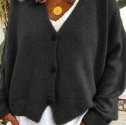 Irina | Cardigan de Malha Mulher Decote V Botões