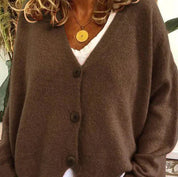 Irina | Cardigan de Malha Mulher Decote V Botões