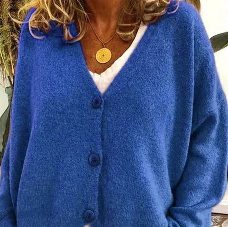 Irina | Cardigan de Malha Mulher Decote V Botões