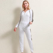 Joana | Conjunto de Jogging Estampado Animal Print Mulher com Capuz