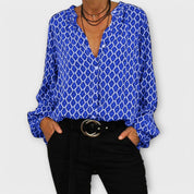 Beatriz - Blusa elegante com decote em V