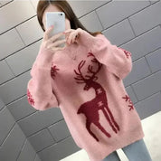 Lara | Camisola de Malha Mulher Oversize Rena Estampada