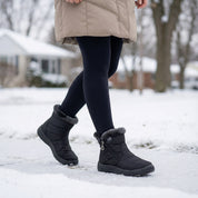 Laura | Botas de Inverno Impermeáveis Mulher Forradas Fecho Lateral