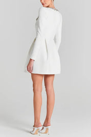 Vestido Curto de Veludo