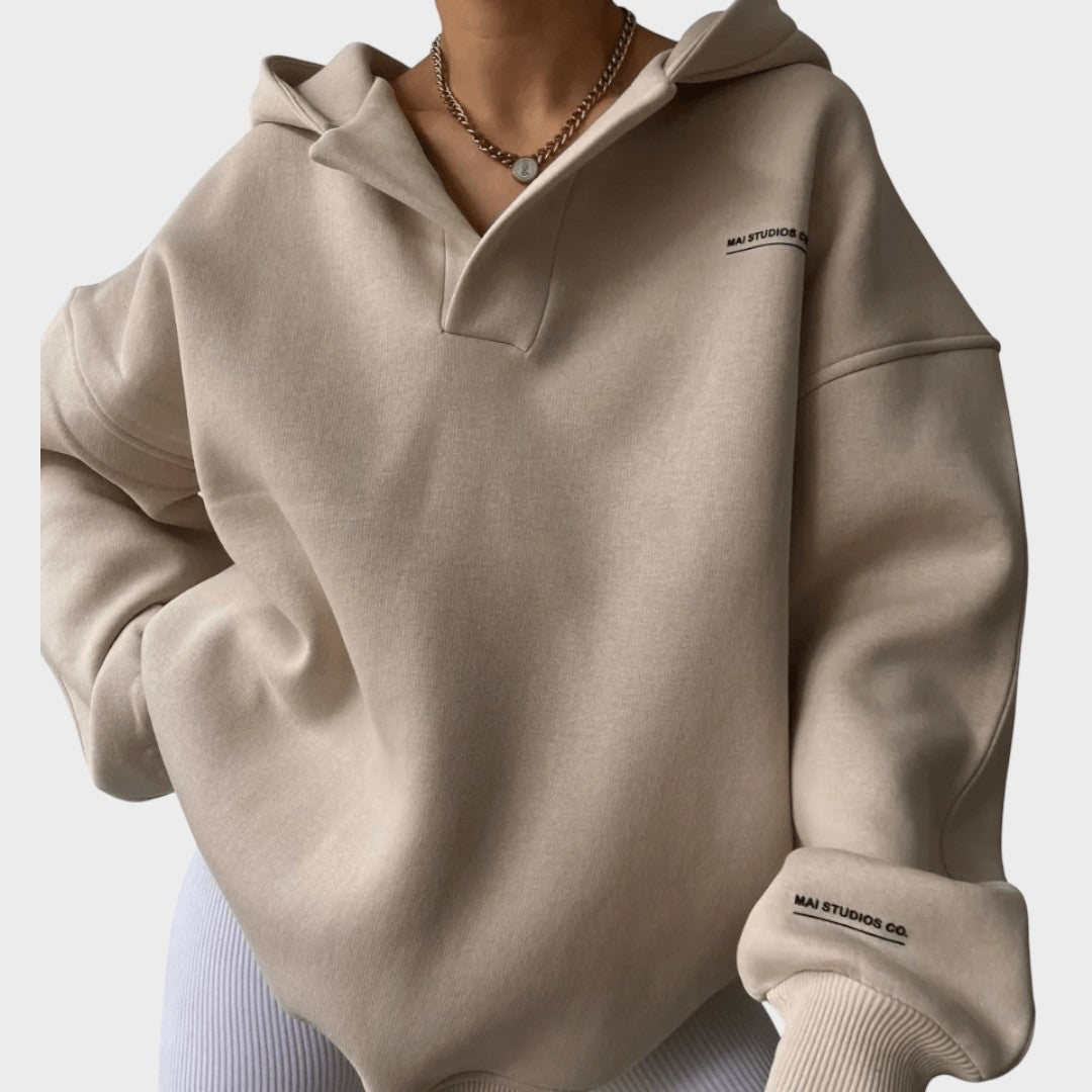 Flávia - Sweatshirt com capuz chique