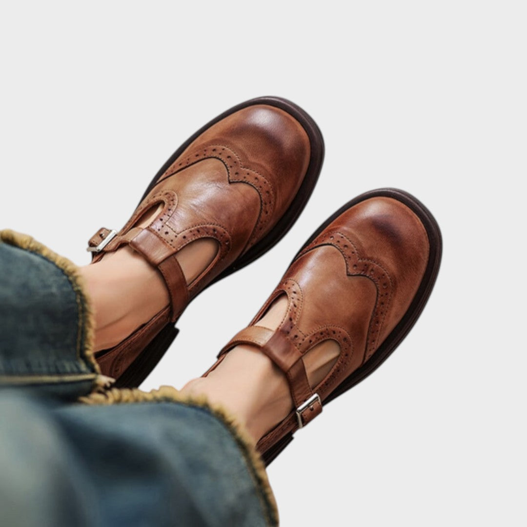 Alexandra - Sapatos elegantes em pele